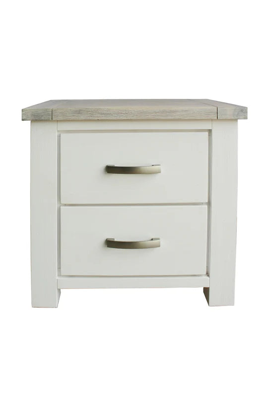 2 Tone 2 Drawer Bedside