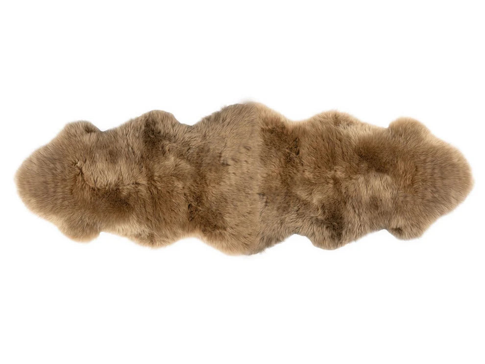 AUSKIN Longwool Double Butterscotch Rug 60 x 135cm