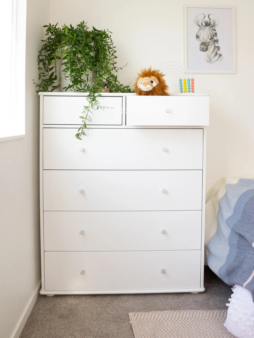 Bianca 5 Drawer Split (2 Over 4)