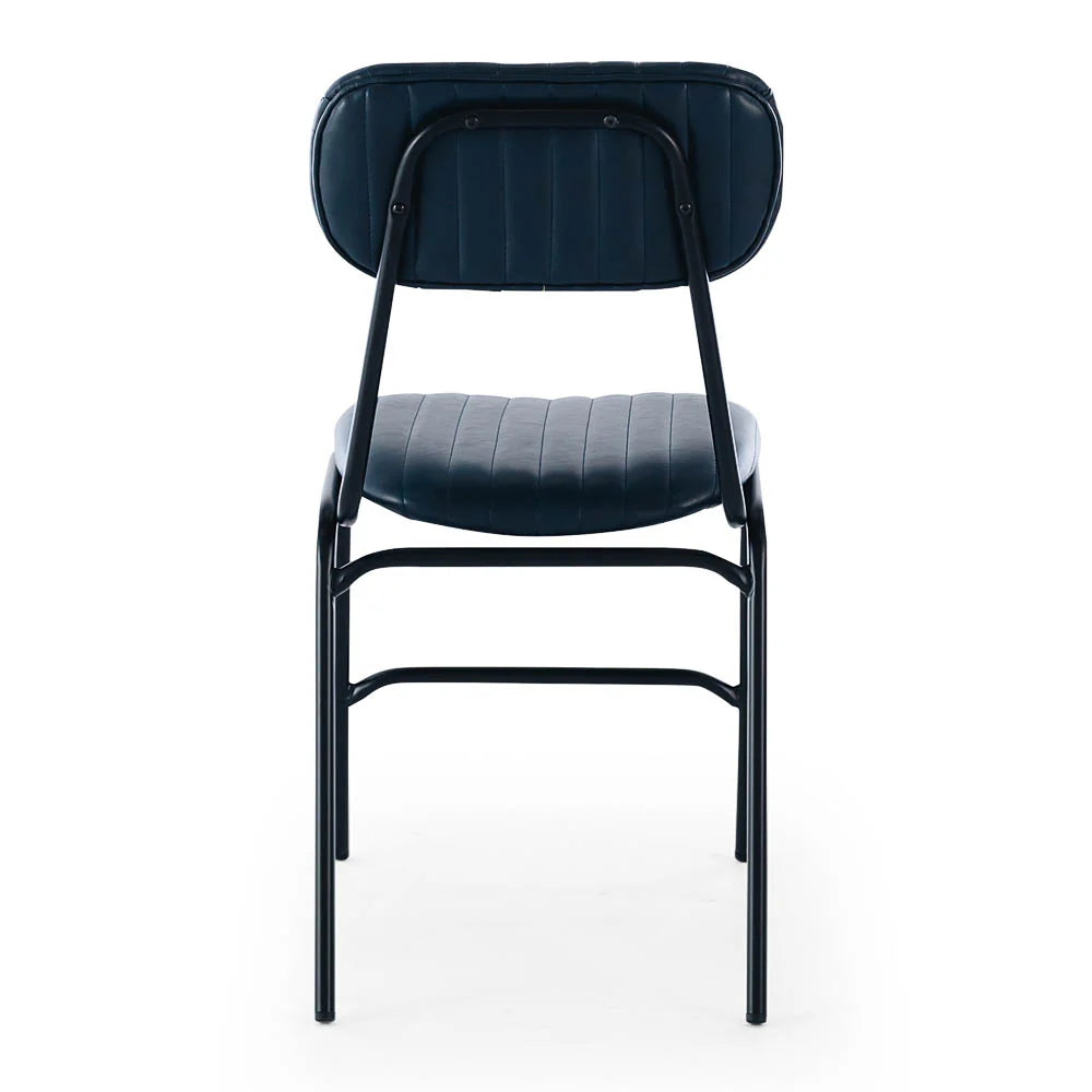 Datsun Vintage Blue PU Dining Chair