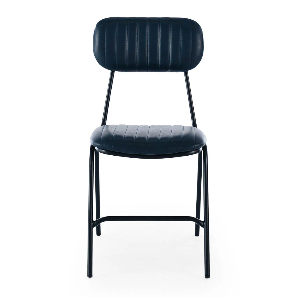 Datsun Vintage Blue PU Dining Chair