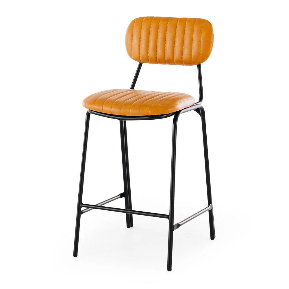 SAL Datsun Vintage Camel PU Bar Stool
