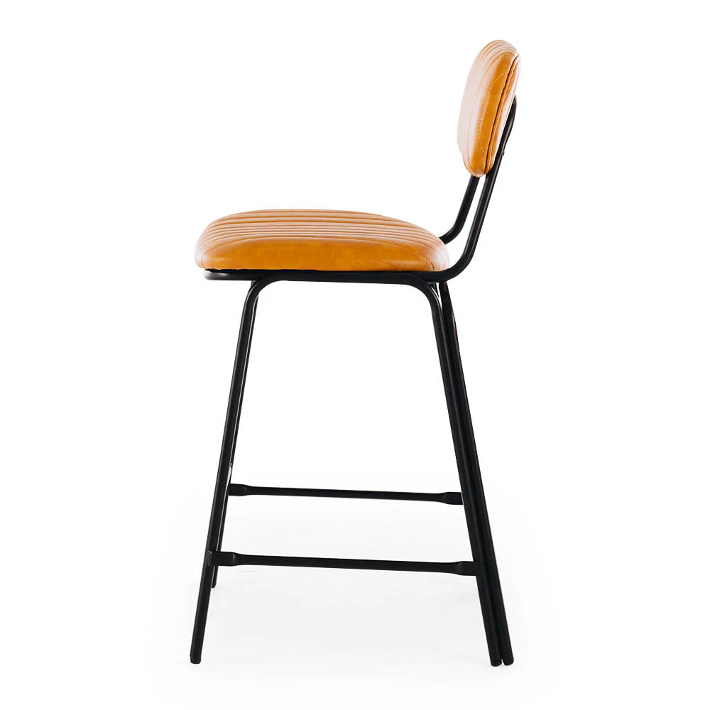 SAL Datsun Vintage Camel PU Bar Stool