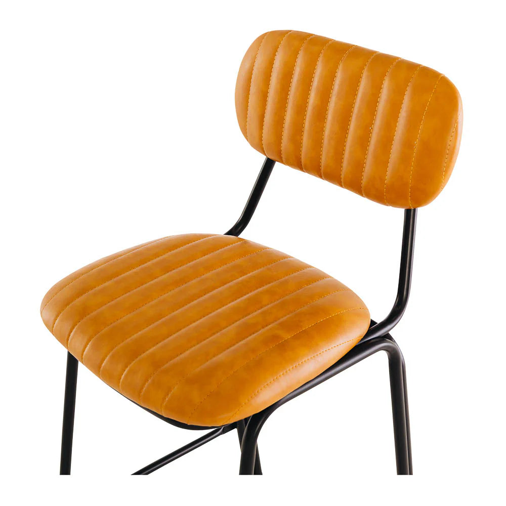 SAL Datsun Vintage Camel PU Bar Stool