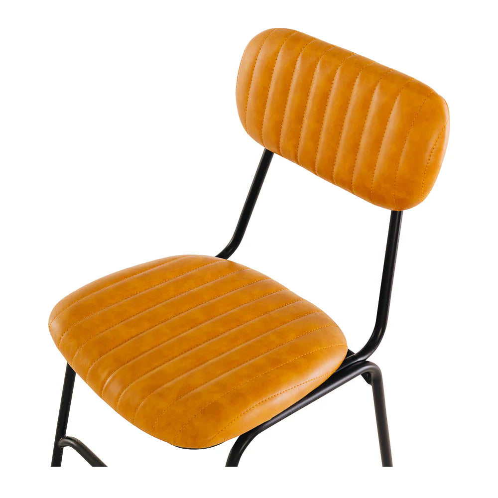 SAL Datsun Vintage Camel PU Dining Chair
