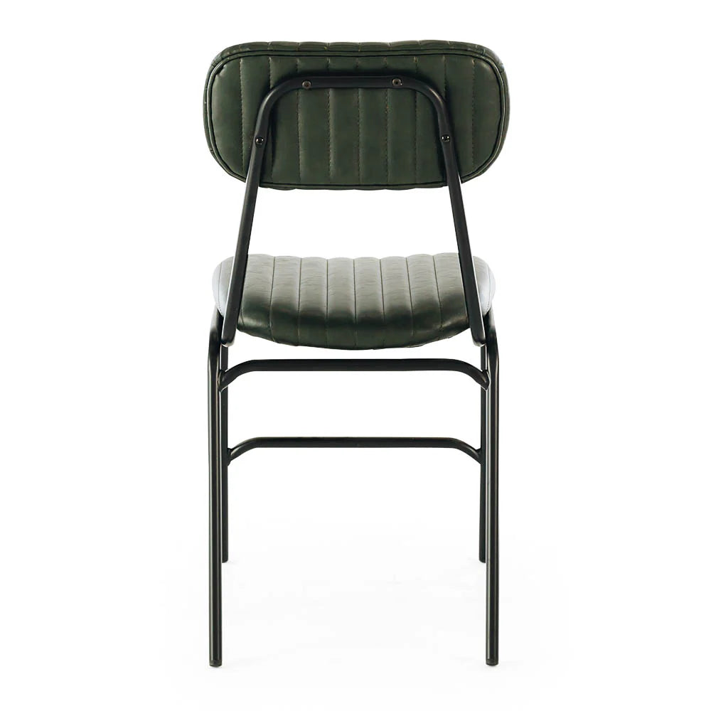 Datsun Vintage Green PU Dining Chair