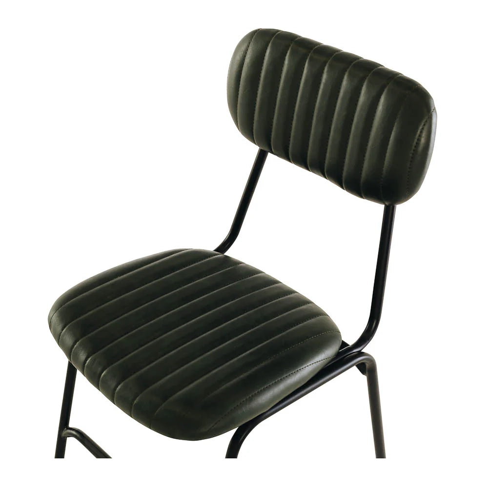 Datsun Vintage Green PU Dining Chair