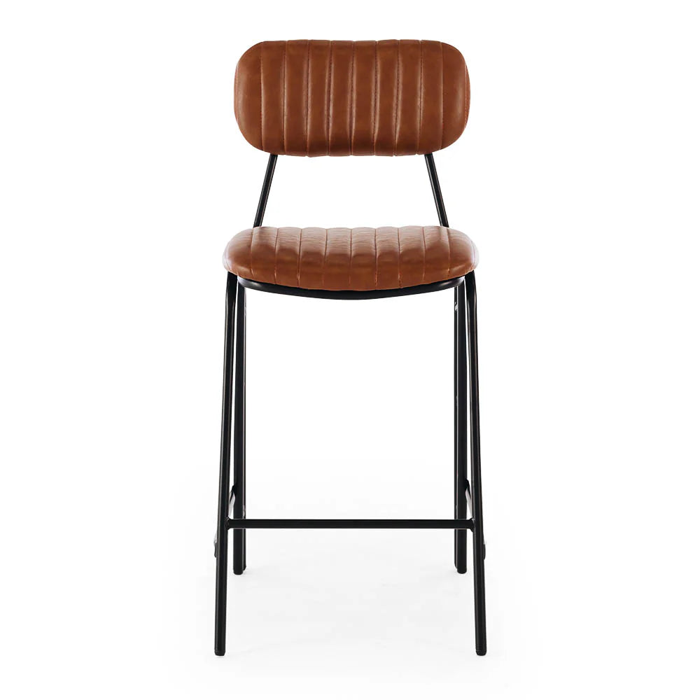 Datsun Vintage Tan PU Bar Stool