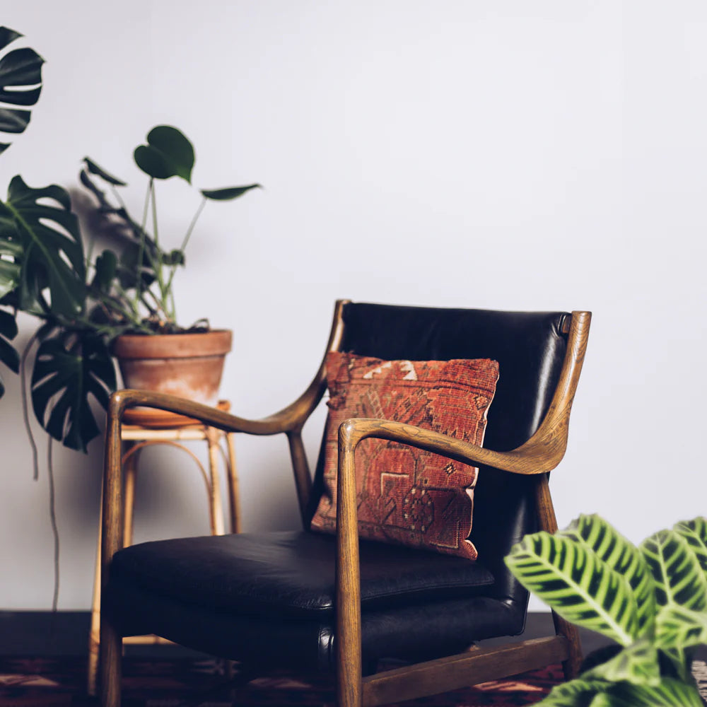 SAL Finn Leather Armchair Black