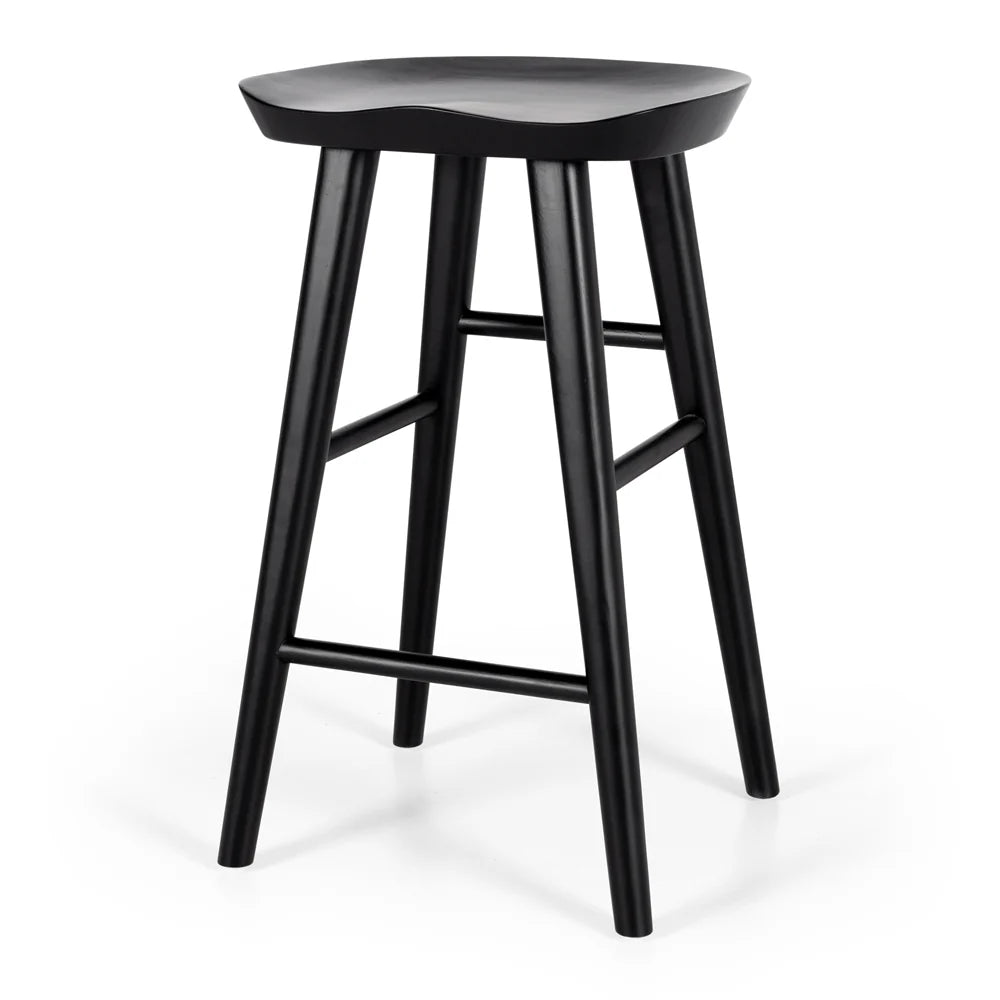 SAL Fuji Black Oak Bar Stool