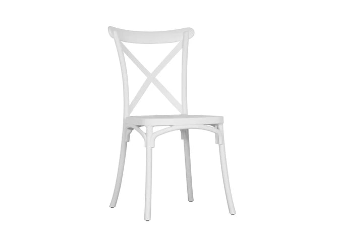 Gemelle White Dining Chair
