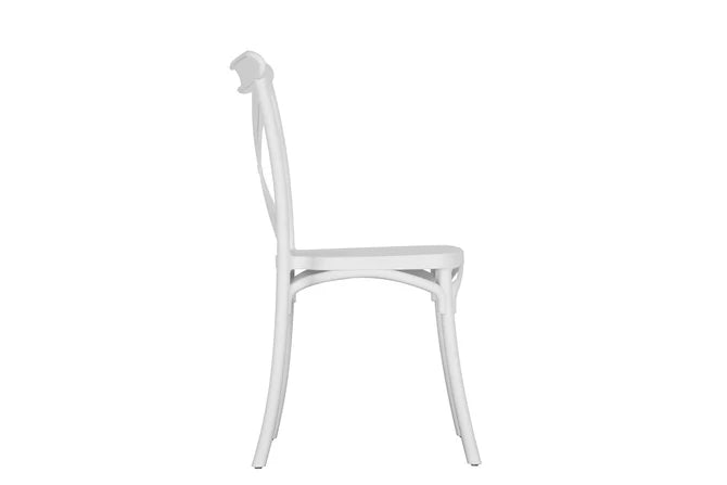 Gemelle White Dining Chair
