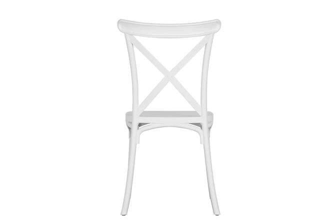 Gemelle White Dining Chair