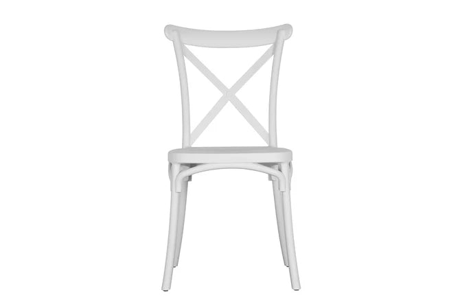 Gemelle White Dining Chair
