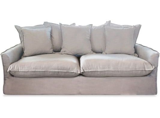 Hamptons 3 Seater Lemay Glacier Fabric