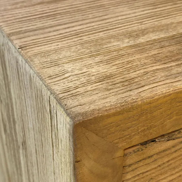 Heritage Elm 1 Drawer Bedside
