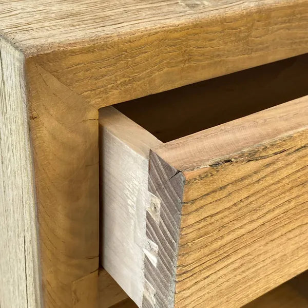Heritage Elm 1 Drawer Bedside