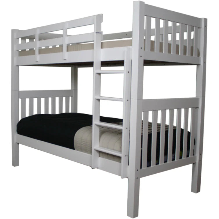 Kelli Single White Bunk Set