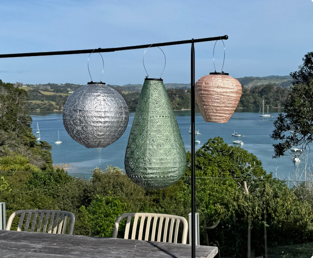 PAR Lantern Balloon 20cm Pink Mosaic