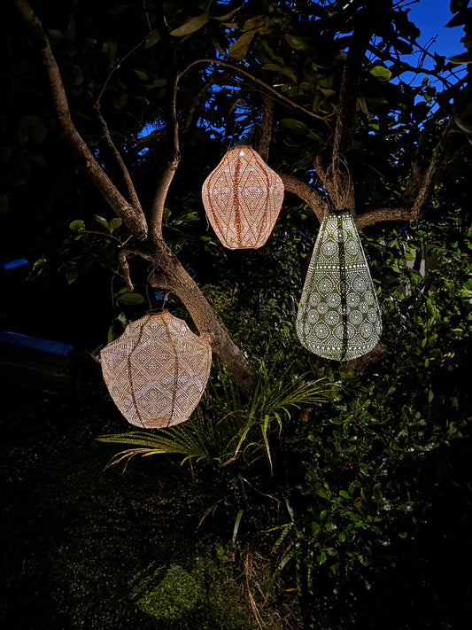 Lantern Crown 40cm Gold Topaz