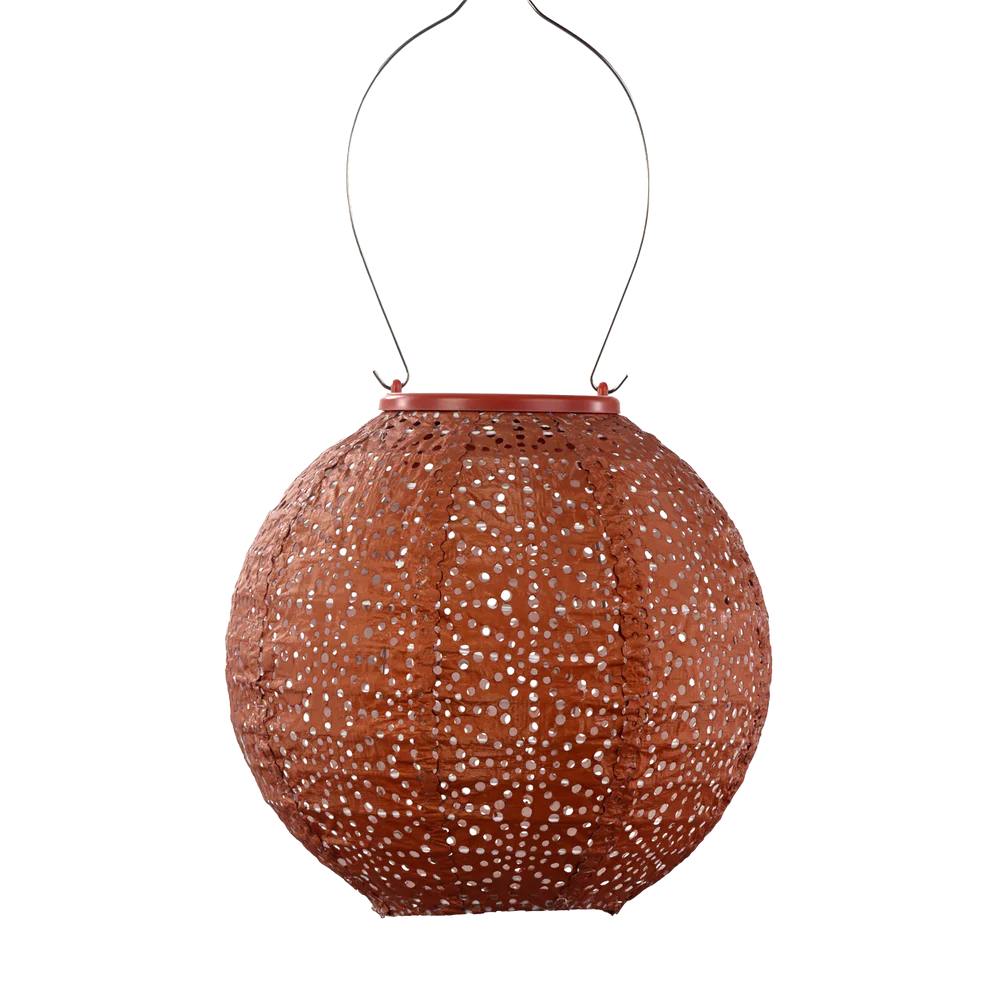 PAR Lantern Round 20cm Copper Sashiko