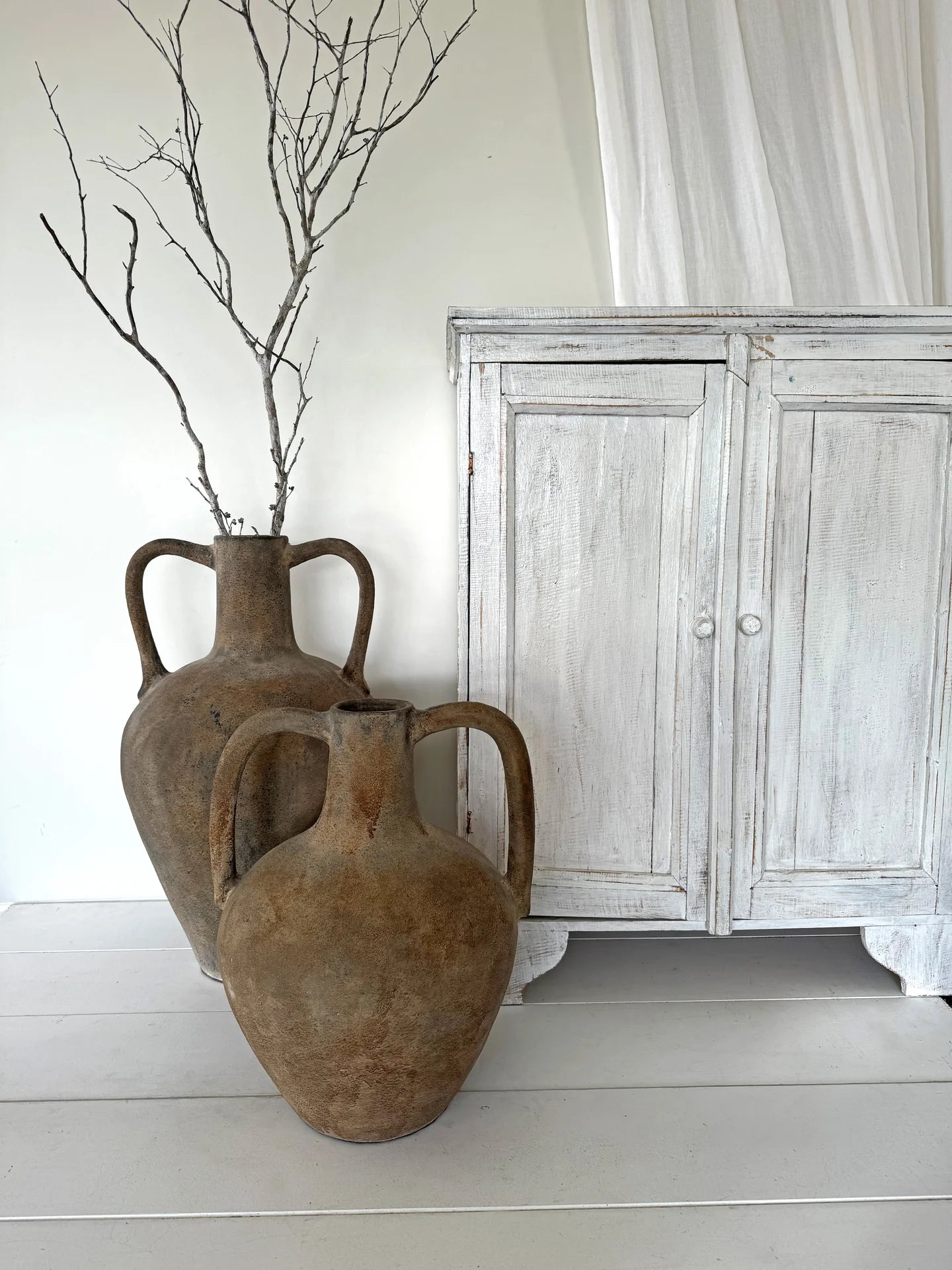 PAR Lombok Urn Buffalo Antique Large 60cm