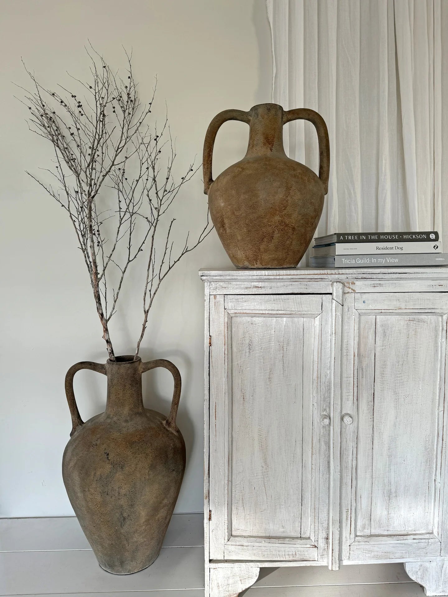 PAR Lombok Urn Buffalo Antique Large 60cm