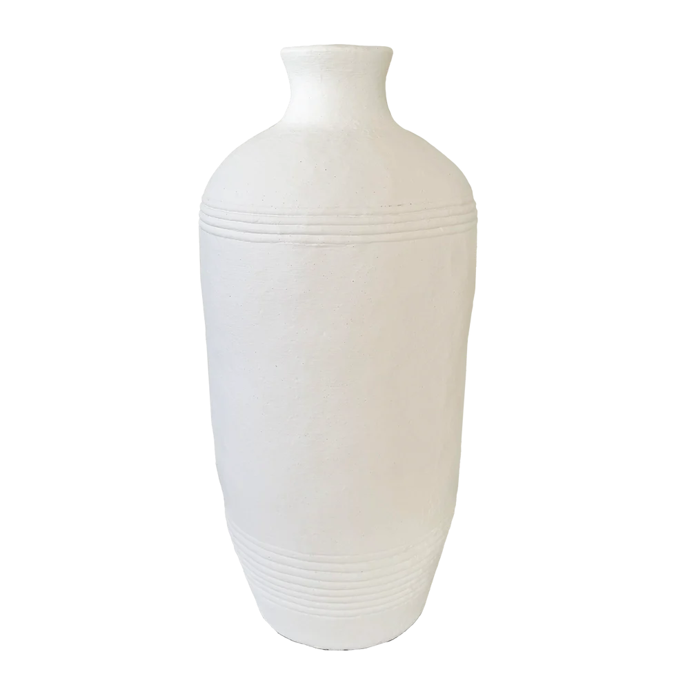 PAR Lombok Urn Bottle White Medium 54cm