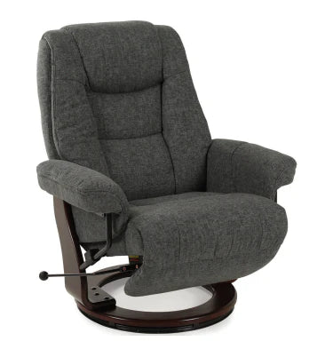 Maui New Grey Fabric Recliner