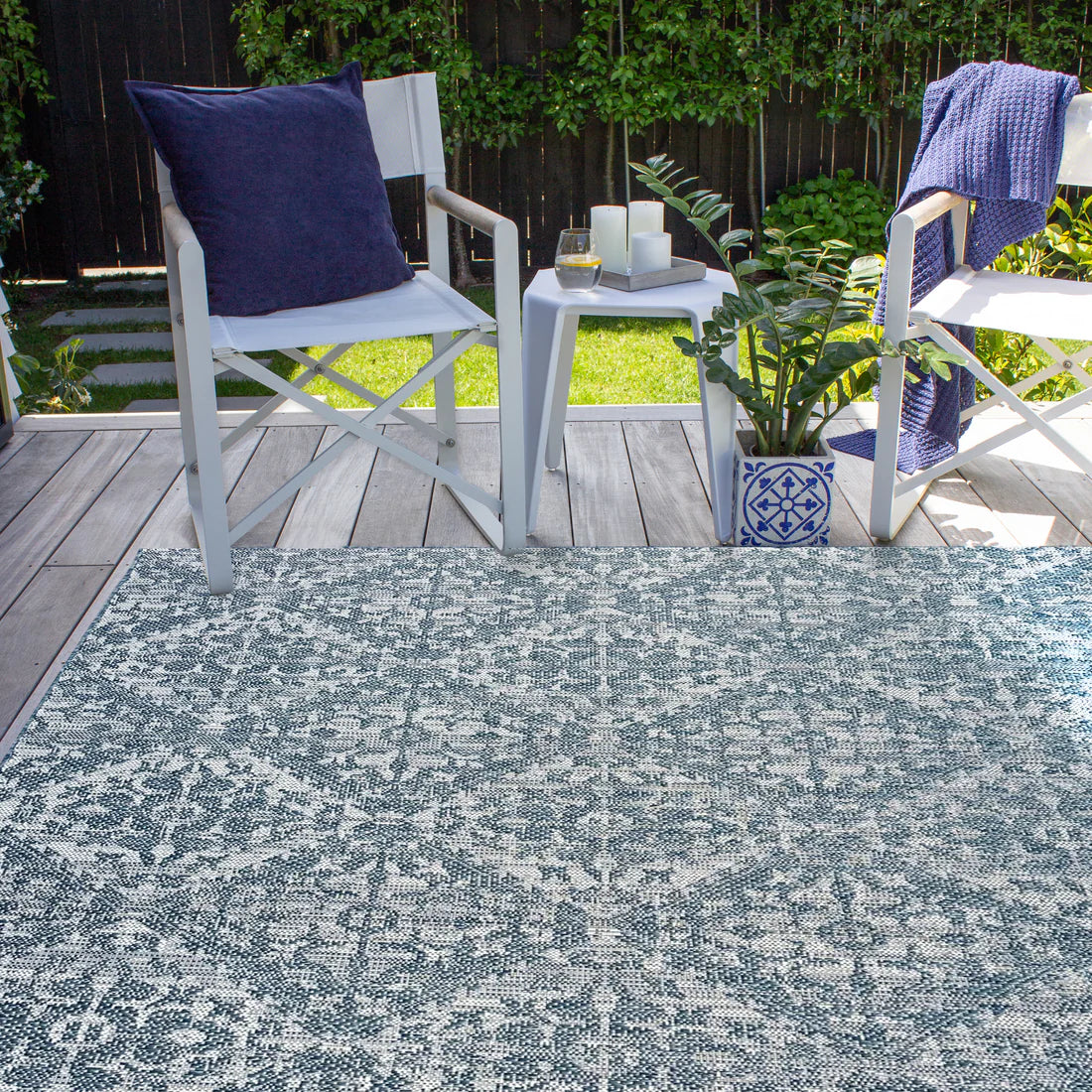 SIG Milos Grecian Blue Rug 160 x 230cm
