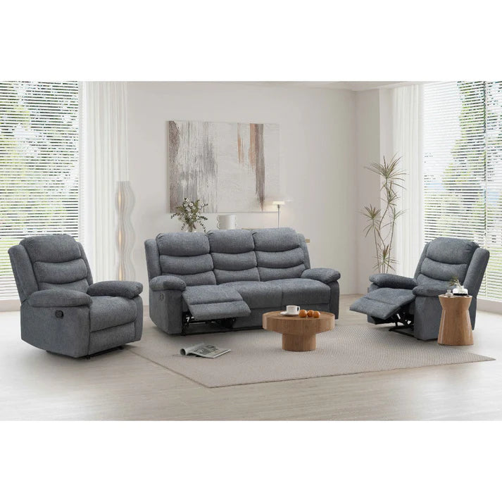 NS Norfolk Dark Grey Lounge Suite 3RR +R+R