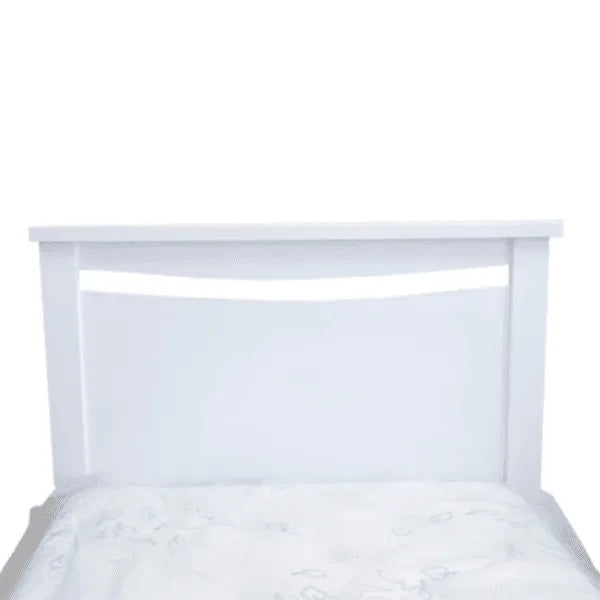 Petra Short Double White Bedframe