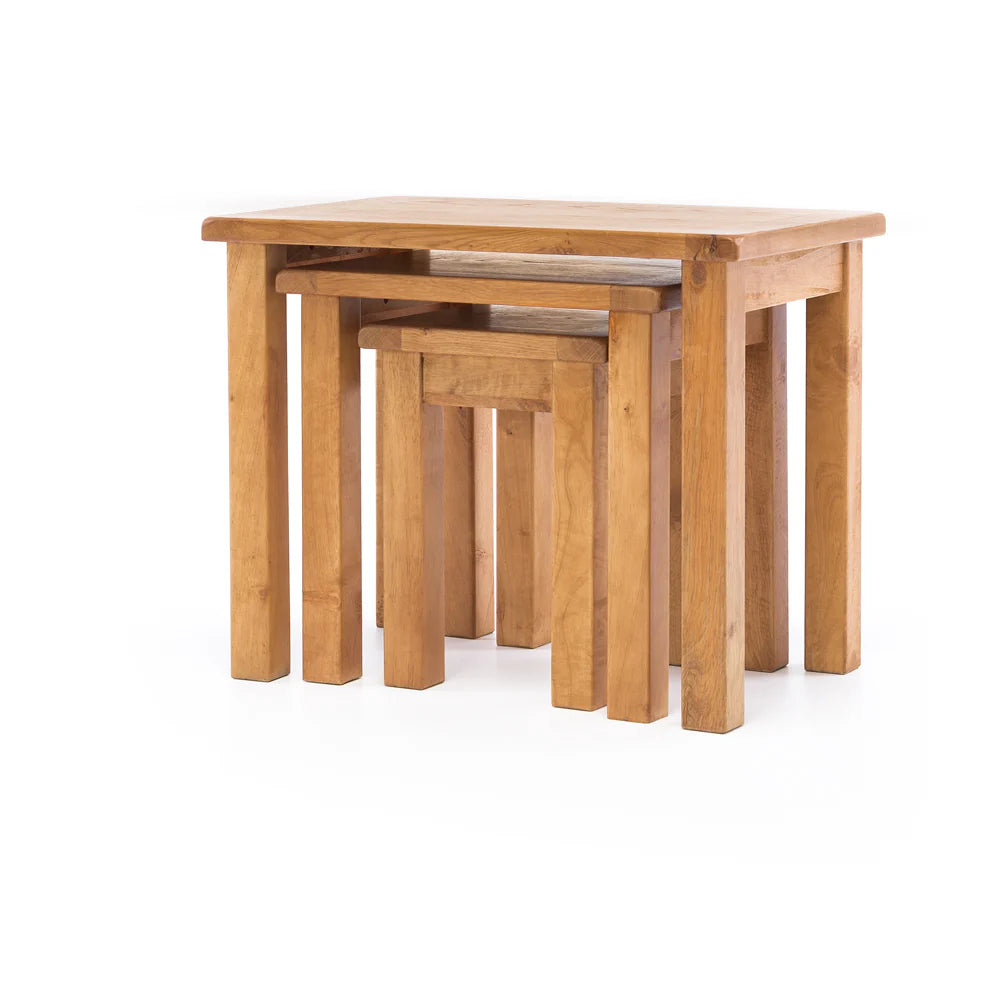 SAL Salisbury Oak Nest Of Tables