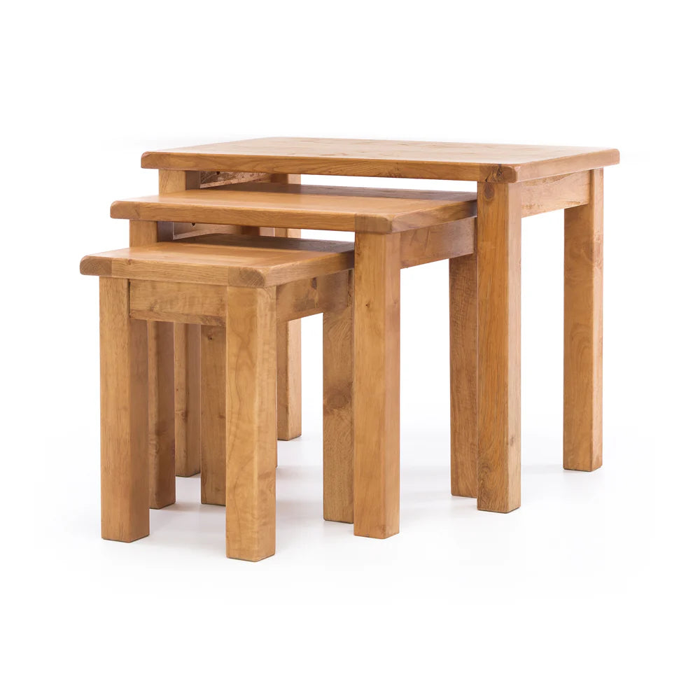 SAL Salisbury Oak Nest Of Tables