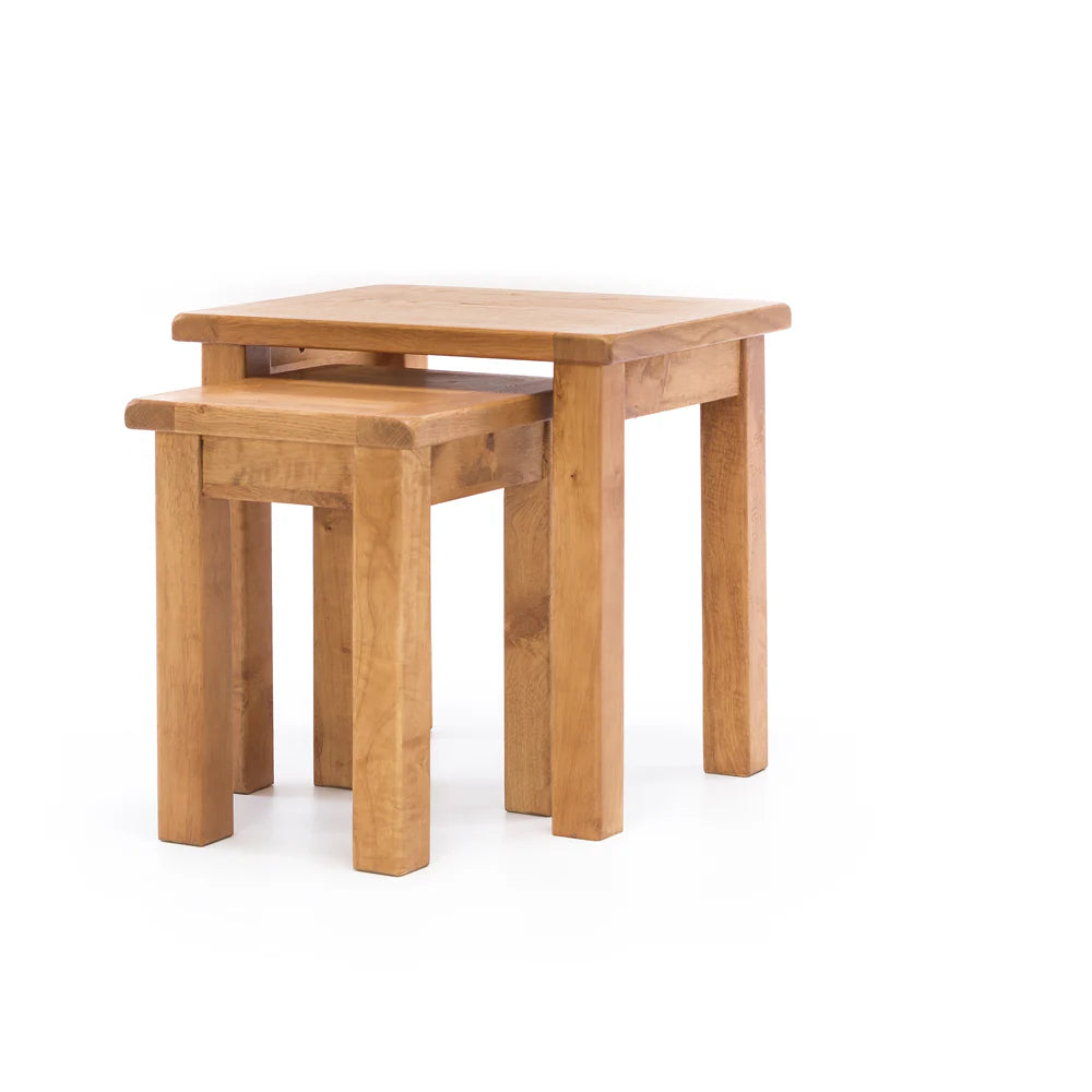 SAL Salisbury Oak Nest Of Tables