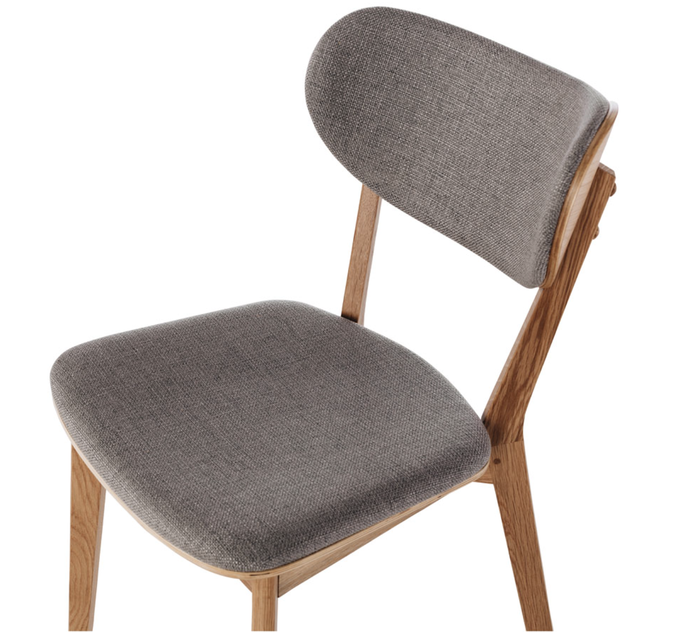 Zurich Light Grey Oak Dining Chair