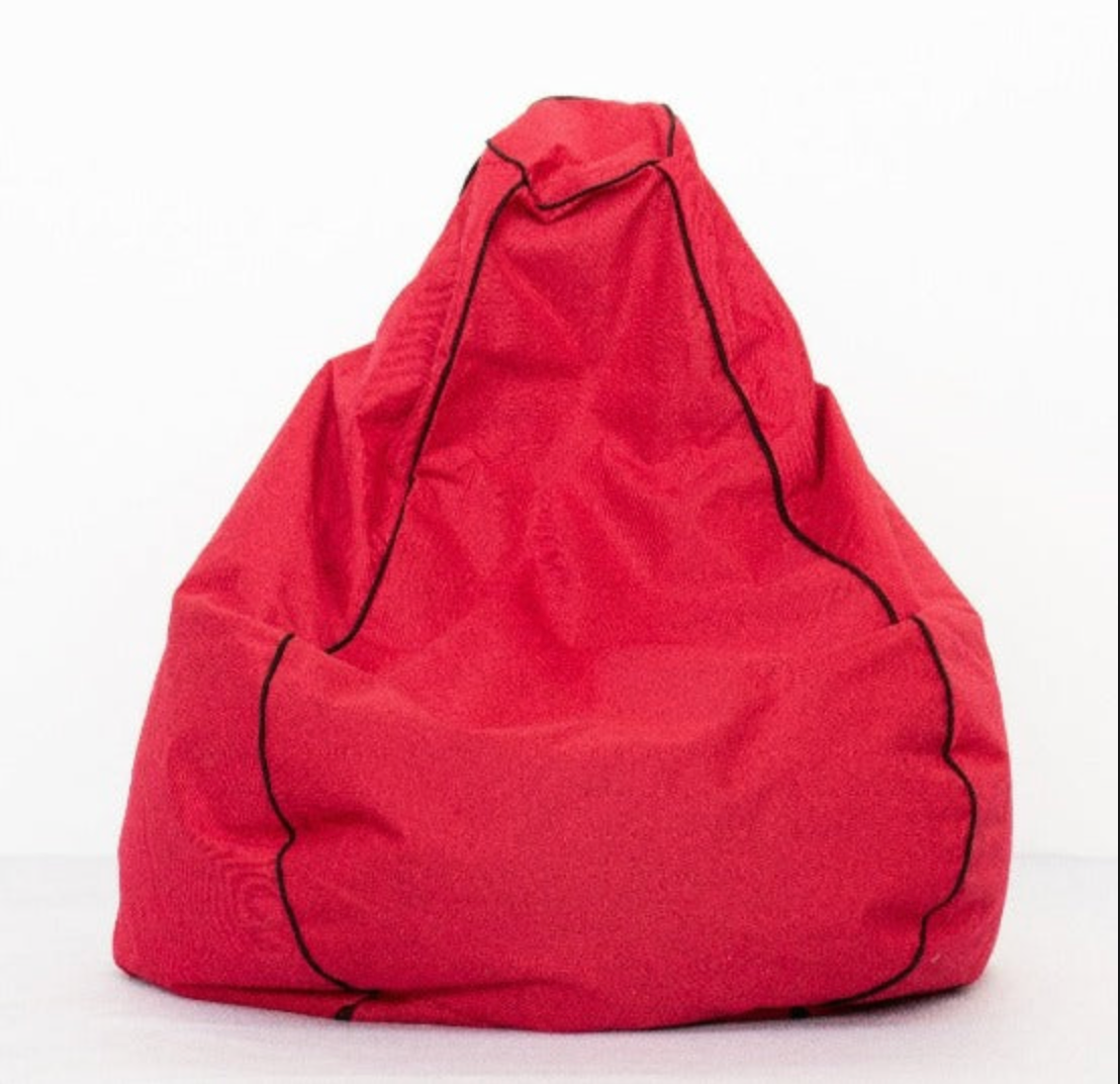 DUNL Red Canvas Bean Bag