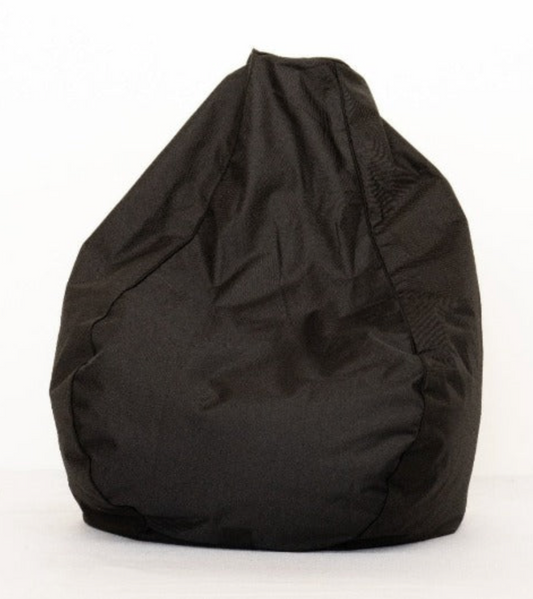 Black Canvas Bean Bag