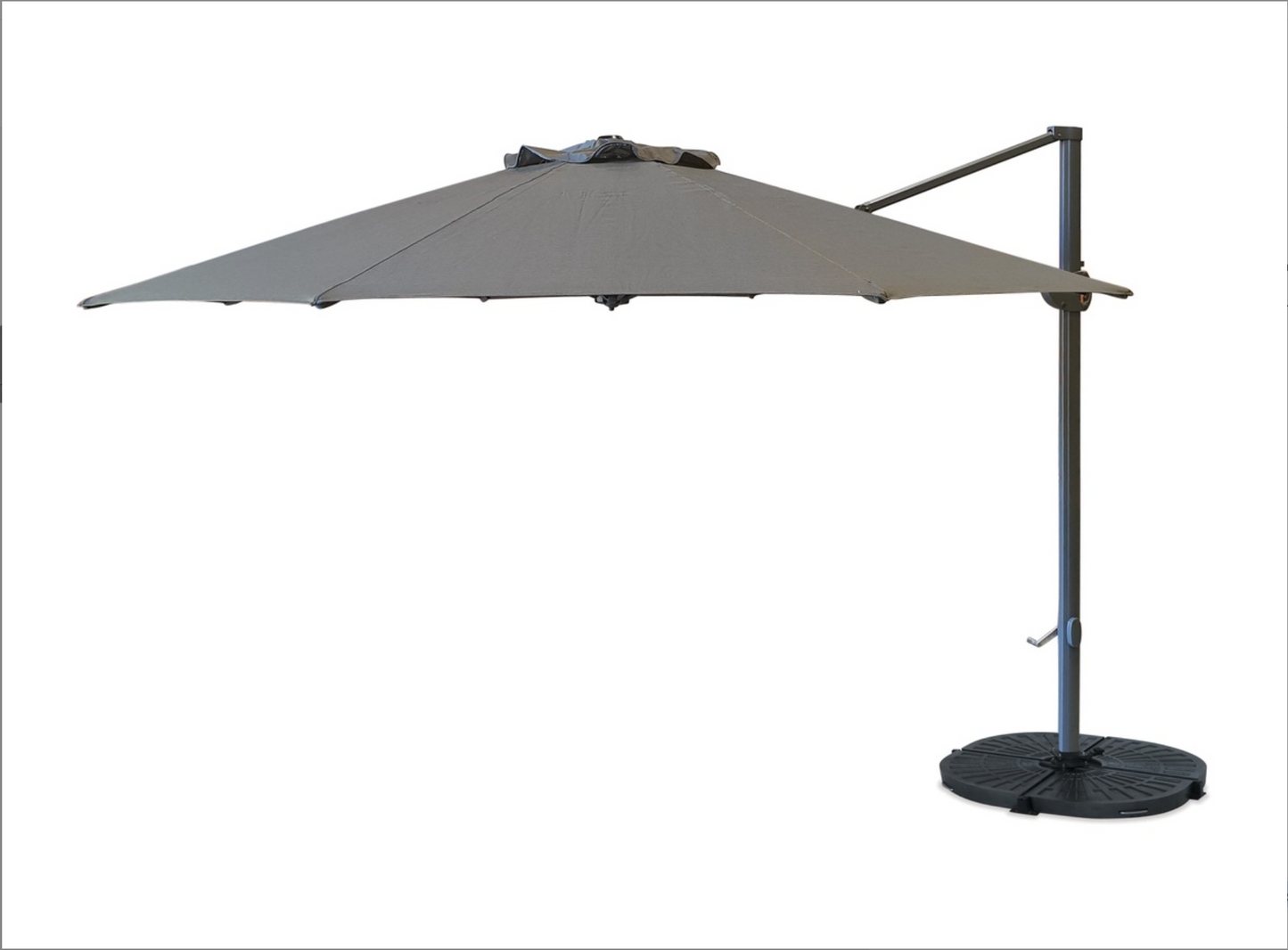 DANSKE Tulip 3.3m Round Cantilever Umbrella Charcoal