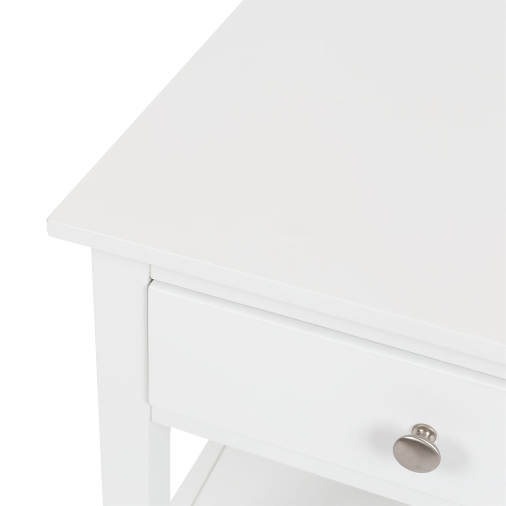 Jessica 1 Drawer Bedside Table