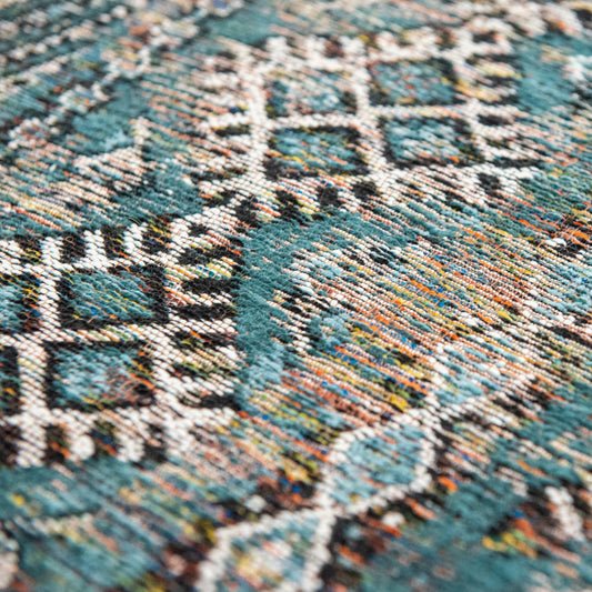 Antiquarian Kilim Zemmuri Blue Rug 140 x 200cm
