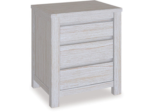 DANSKE Coastal 3 Drawer Bedside