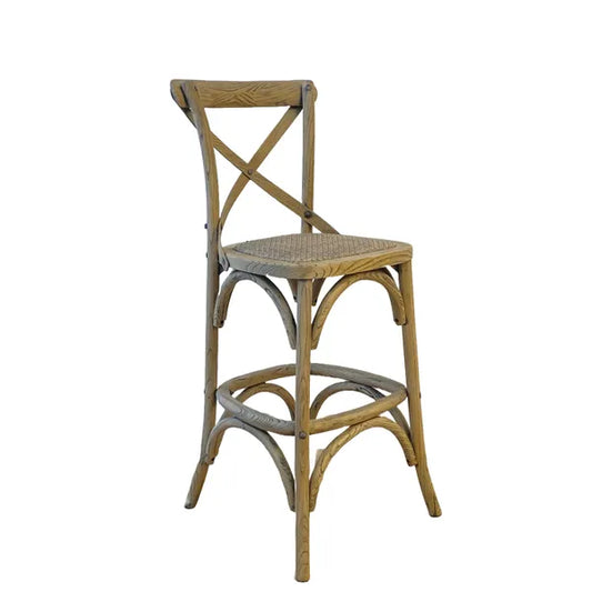 CAP French Bistro Barstool Grey Washed Oak