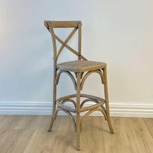 CAP French Bistro Barstool Grey Washed Oak