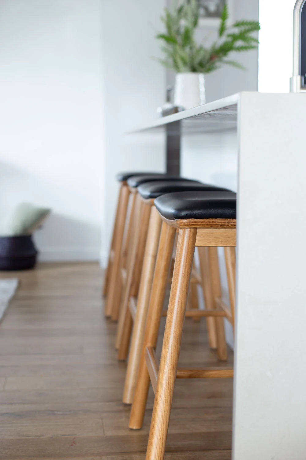 Hue Natural Oak Bar Stool