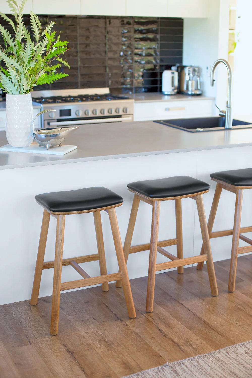 Hue Natural Oak Bar Stool