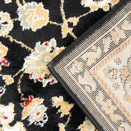 Iranshar Black Rug 160 x 230cm