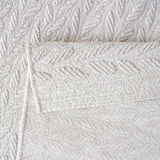 Kosta Indoor/Outdoor Braid Cream Rug 160 x 230cm