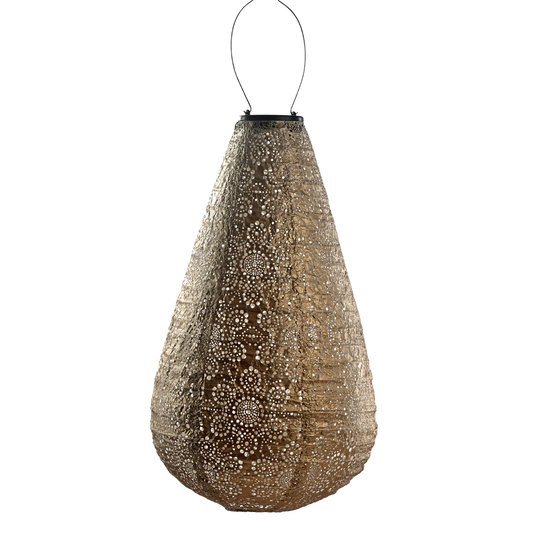 Lantern Drop 28cm Gold Fiore