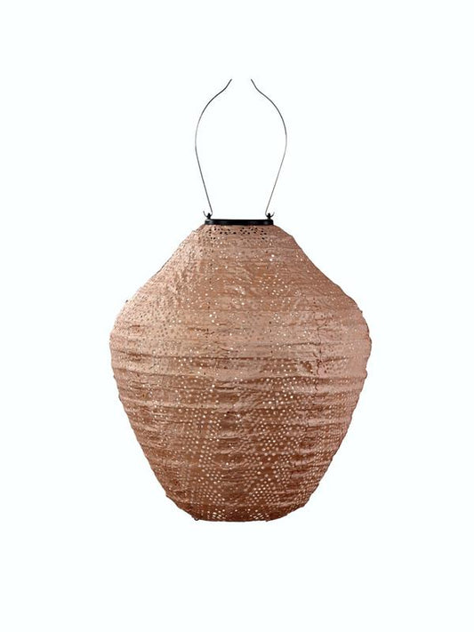 Lantern Jar 30cm Pink Ikat